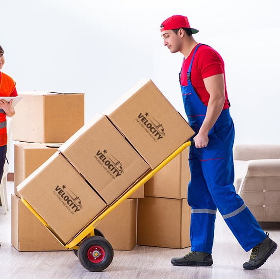 Velocity Packers and Movers in Nanded 